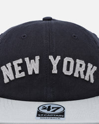 47 Brand New York Yankees 'The City Block Collection' Club Legacy '47 Captain Snapback Navy