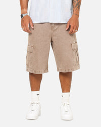 X-Large Baggy Cargo Denim 91 Shorts Smoke