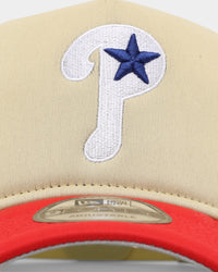 New Era Philadelphia Phillies All Day 9FORTY A-Frame Snapback Vegas Gold