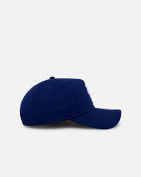 New Era Los Angeles Dodgers 'Upside Down LA Logo' 9FORTY A-Frame Snapback Dark Royal
