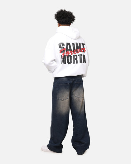 Saint Morta Forever Boxy Hoodie White