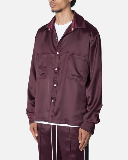 MNML Studded Pajama Shirt Burgundy