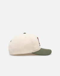 Mitchell & Ness Los Angeles Dodgers 'Hand Stitch' Deadstock Snapback Olive