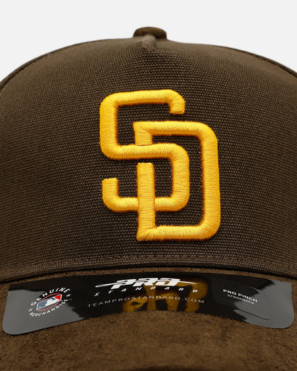 Pro Standard San Diego Padres 'Team Color Suede' Pro Pinch Strapback Official Team Color