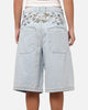 Ed Hardy Women's Flora Jorts Light Wash