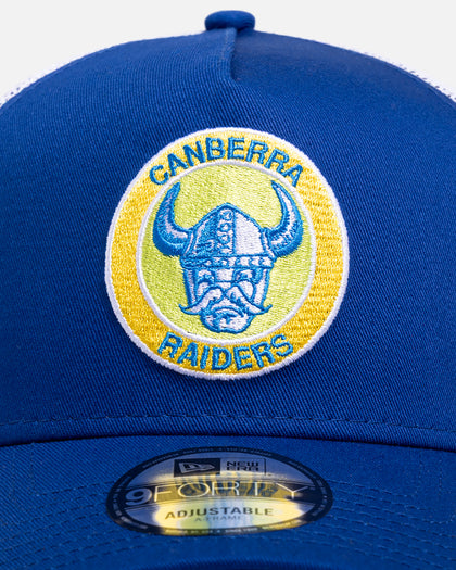 New Era Canberra Raiders 'NRL 26 Retro Trucker' 9FORTY A-Frame Snapback Original Team Colours