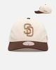 Mitchell & Ness San Diego Padres 'Hand Stitch' Deadstock Snapback Brown