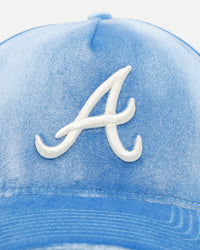 New Era Atlanta Braves 'Sky Velvet' 9FORTY A-Frame Snapback Sky Blue