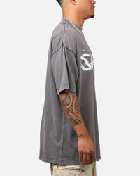 Saint Morta System Overload T-Shirt Washed Charcoal