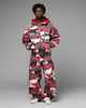 Loiter X WWE Dudley Boyz Camo Zip Jacket Red Camo