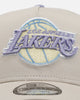 New Era Los Angeles Lakers 'Pastel 2.0' 9FORTY A-Frame Snapback Stone
