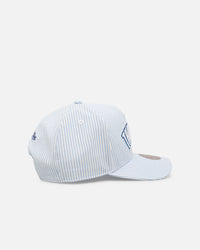 Mitchell & Ness Oklahoma City Thunder 'Seersucker' Pro Pinch Snapback Blue/White