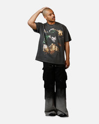73Studio Marvel Sinister Six Sandman Heavyweight T-Shirt Black Wash