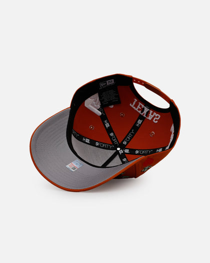 New Era Texas Longhorns 'One Love' 9FORTY A-Frame Snapback Official Team Color