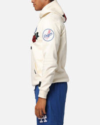 Pro Standard Los Angeles Dodgers Roses Pullover Hoodie Eggshell