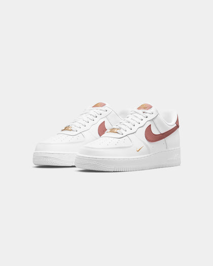 Nike Women's Air Force 1 '07 Essential White/Rust Pink