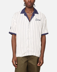 Carre Base Short Sleeve Button Up Shirt Off White