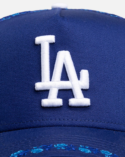 New Era Los Angeles Dodgers 'Floral Rose Chain' 9FORTY A-Frame Snapback Official Team Colour