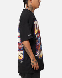 Mitchell & Ness Detroit Pistons Dennis Rodman Rookie Season T-Shirt Faded Black