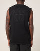 Saint Morta Sorrows Oversized Muscle T-Shirt Black