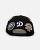 New Era Los Angeles Dodgers 'All Over Embroidery' 9FORTY A-Frame Snapback Black