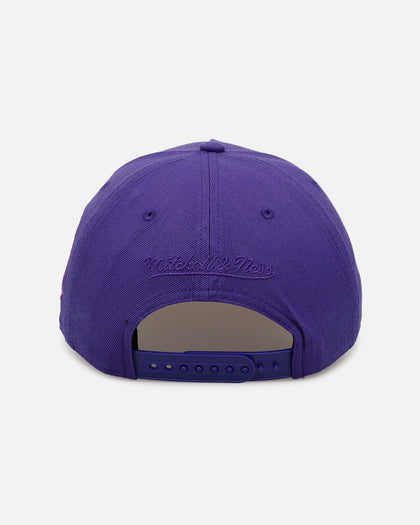 Mitchell & Ness Los Angeles Lakers 'Pink Side Patch' Pro Pinch Snapback Official Team Color