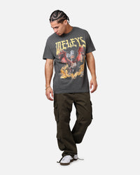Ripple X Game Of Thrones 'House Of The Dragon' Meleys T-Shirt Washed Black