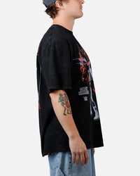 73Studio X WWE Wrestlemania 42 Cody Rhodes T-Shirt Black Acidwash