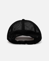 New Era Atlanta Braves 'Black Mesh' Casual Classic Strapback Black