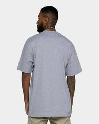 Shaka Wear Max Heavyweight Short Sleeve T-Shirt Heather Grey