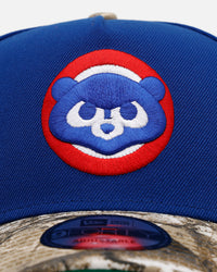 New Era Chicago Cubs 'Realtree Visor' 9FORTY A-Frame Snapback Official Team Color