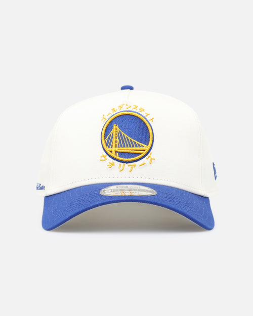 New Era Golden State Warriors 'NBA X Hyperfly Katakana' 9FORTY A-Frame Snapback Chrome White