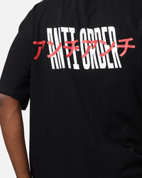 The Anti Order Junya Drop Shoulder T-Shirt Black
