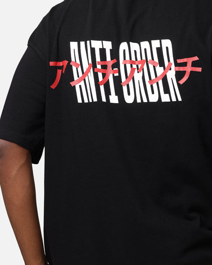 The Anti Order Junya Drop Shoulder T-Shirt Black
