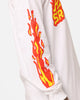 Rae Sremmurd Rae Flames Long Sleeve T-Shirt White