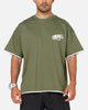 Carre Motion Layered T-Shirt Green/White