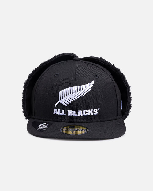 New Era New Zealand All Blacks 59FITY Dog Ear Fitted Black