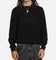 X-Large Script Waffle Knit Sweater Black