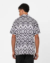 XXIII Horizon Button Up Shirt Black/White