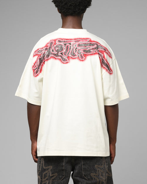 Loiter Airbrush Panther T-Shirt White