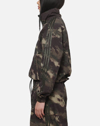 Adidas Women's Loose Track Top Green Camo