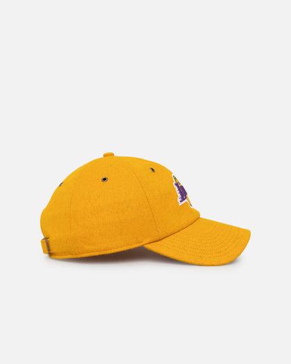 47 Brand Los Angeles Lakers Wooly Clean Up Strapback Gold