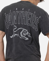 Bleacher Athletic Penrith Panthers NRL Attrition Washed T-Shirt Black