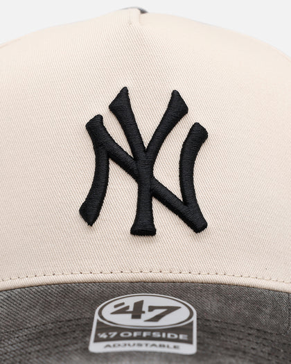 47 Brand New York Yankees 'Washed Black Visor' 47 Offside Snapback Natural