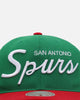 Mitchell & Ness San Antonio Spurs 'Viva Mexico Script' Deadstock Snapback Green/Red