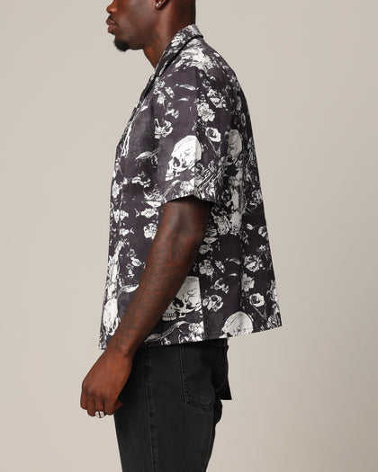 Saint Morta Undying Love Short Sleeve Shirt Black/White