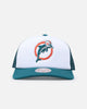 Mitchell & Ness Miami Dolphins Team Foam Trucker Snapback Teal/White