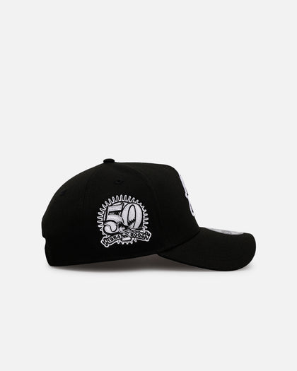 New Era Baltimore Orioles 'Black White Upside Down Logo' 9FORTY A-Frame Snapback Black/White