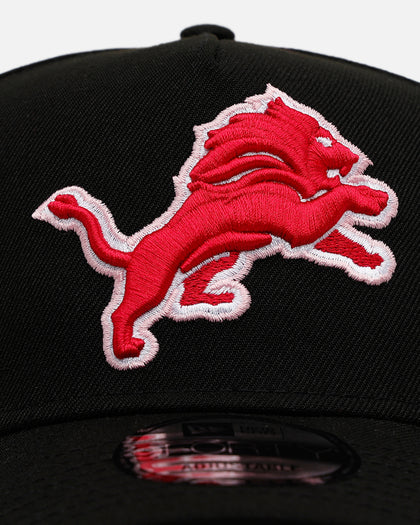 New Era Detroit Lions 'Black And Pink' 9FORTY A-Frame Snapback Black/Pink