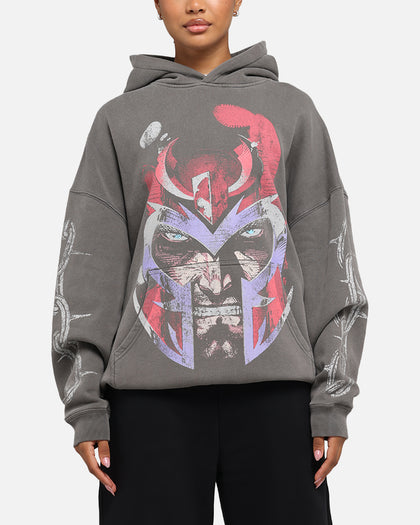 73Studio Marvel X-Men Magneto Premium Hoodie Washed Charcoal